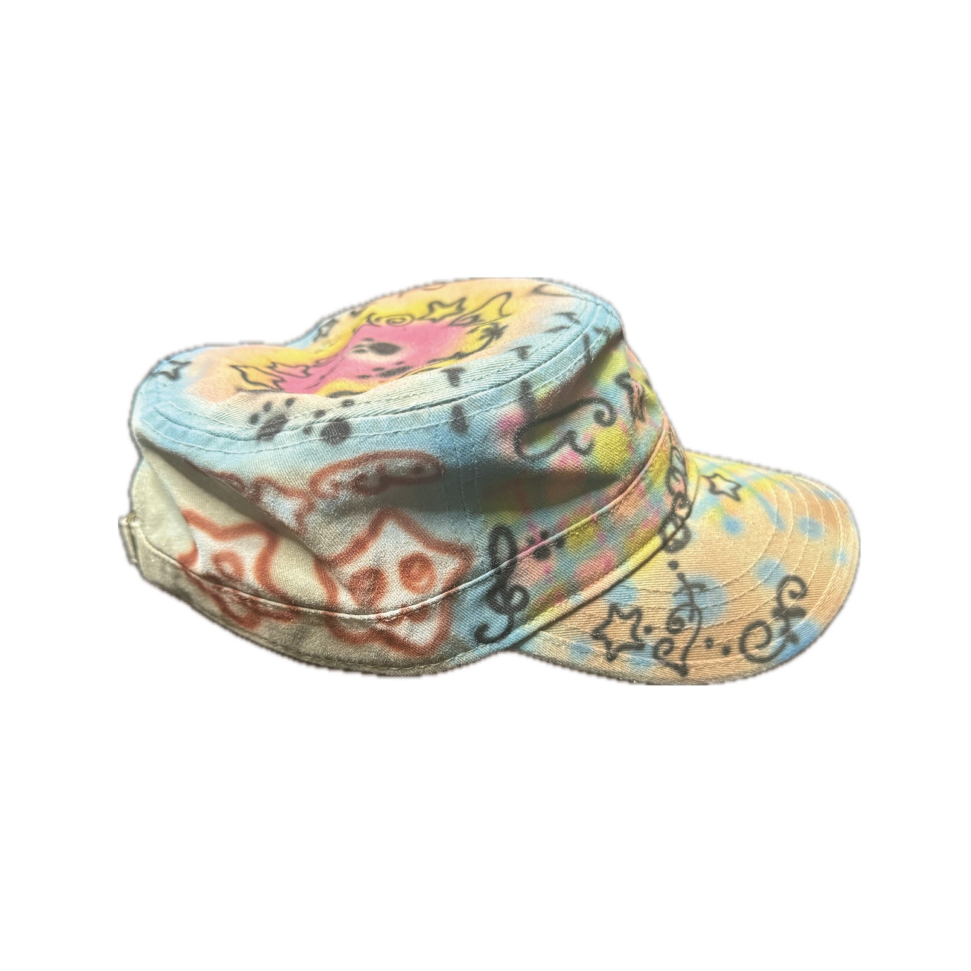 Star Cap - Stars All Over Plaid