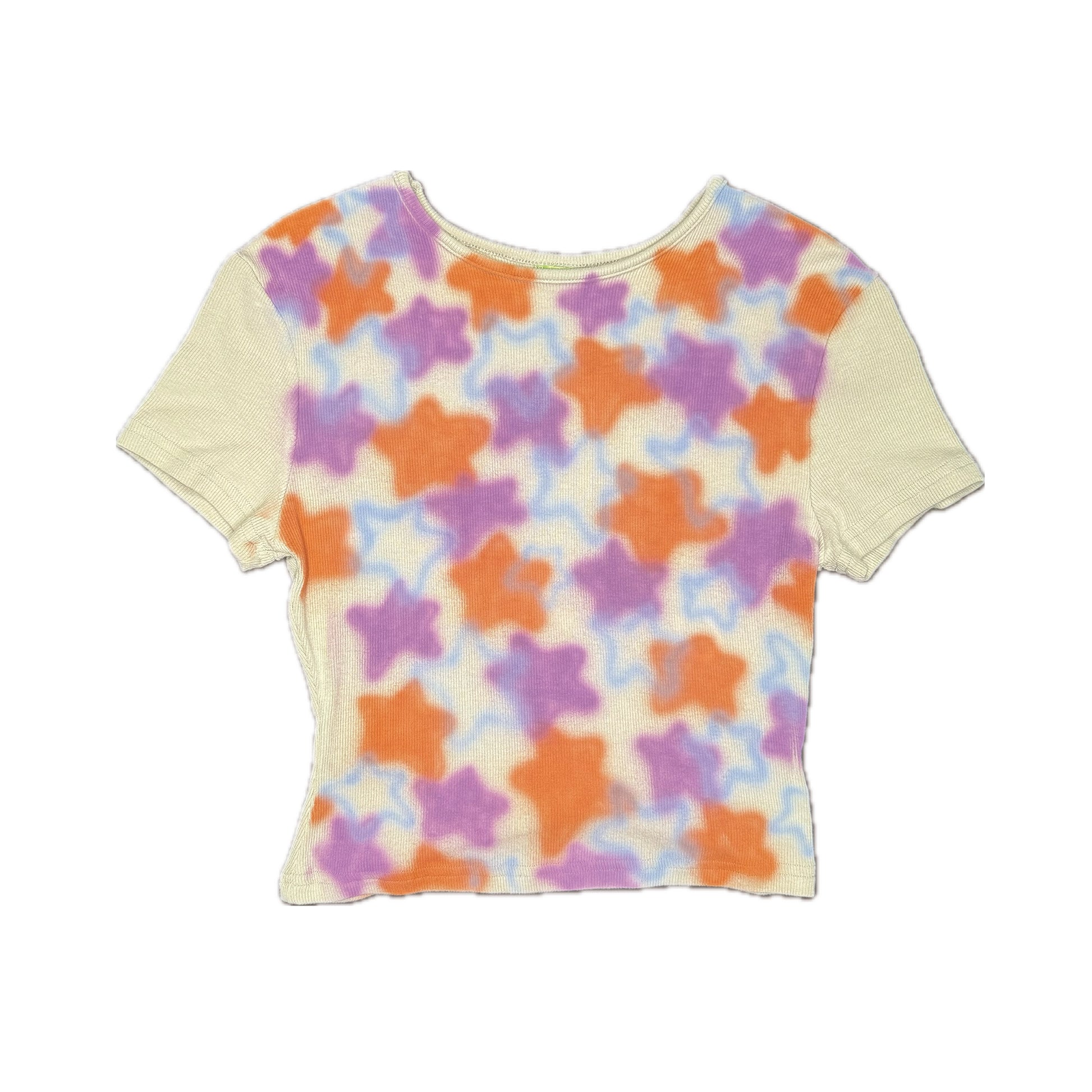 Starry Fitted Top - Orange & Grape