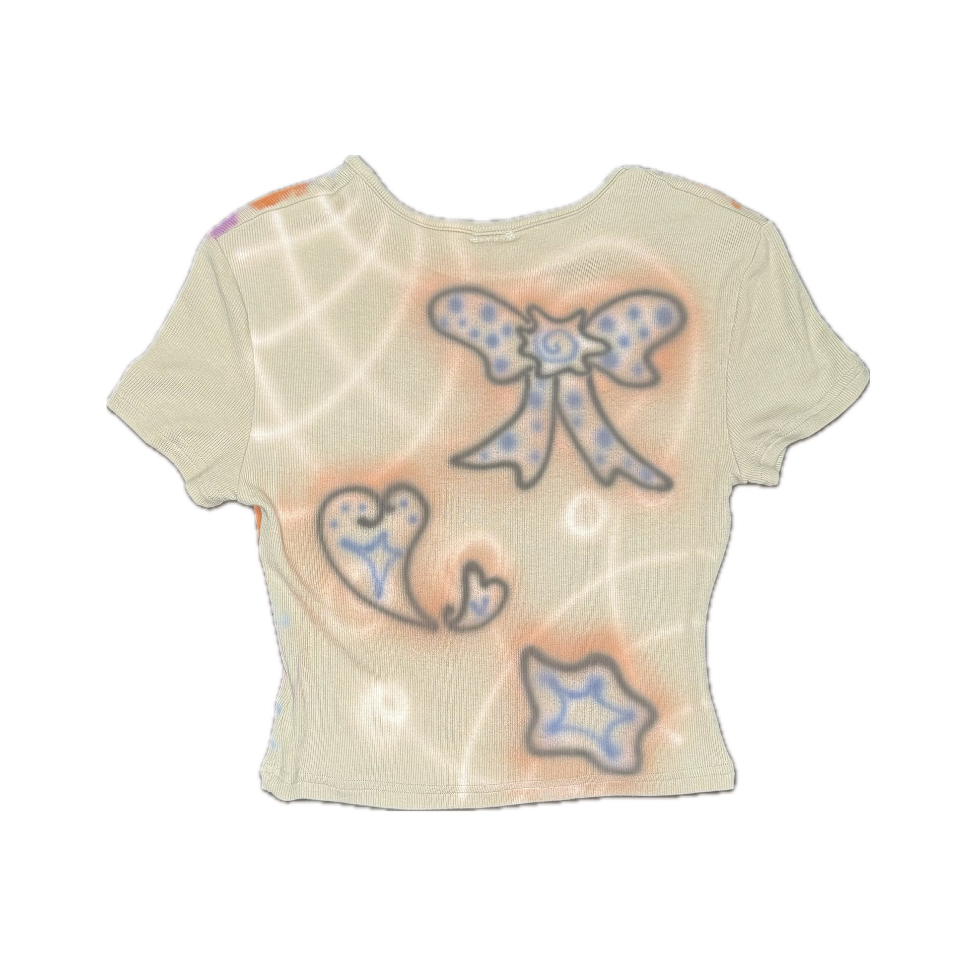 Starry Fitted Top - Orange & Grape