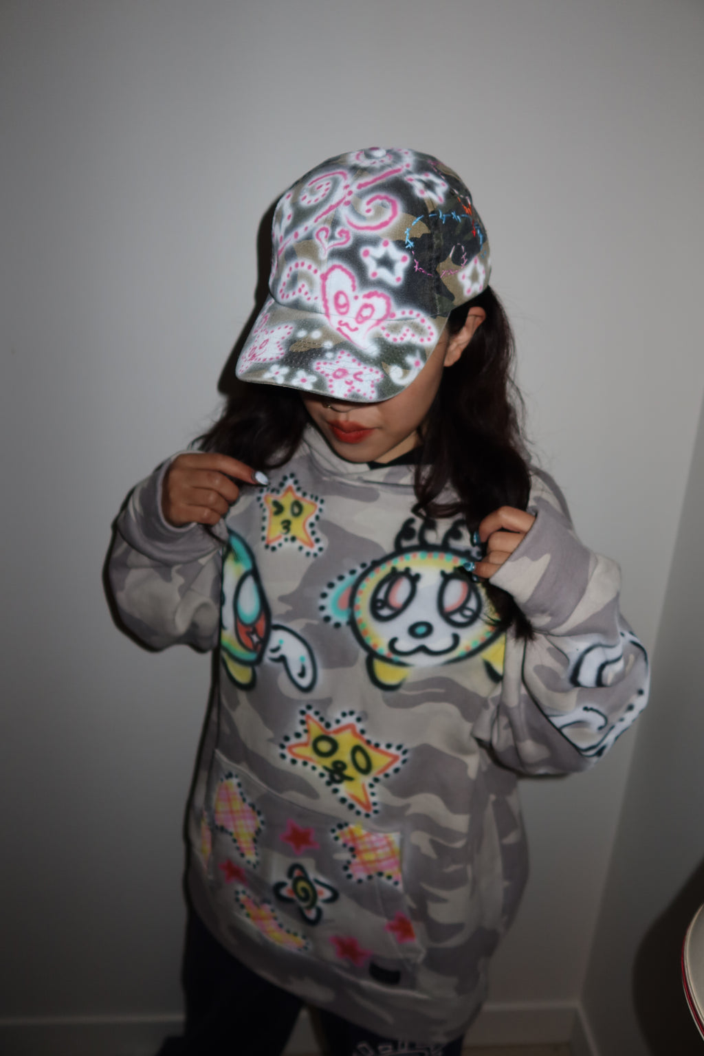 005 Airbrush Camo Cap