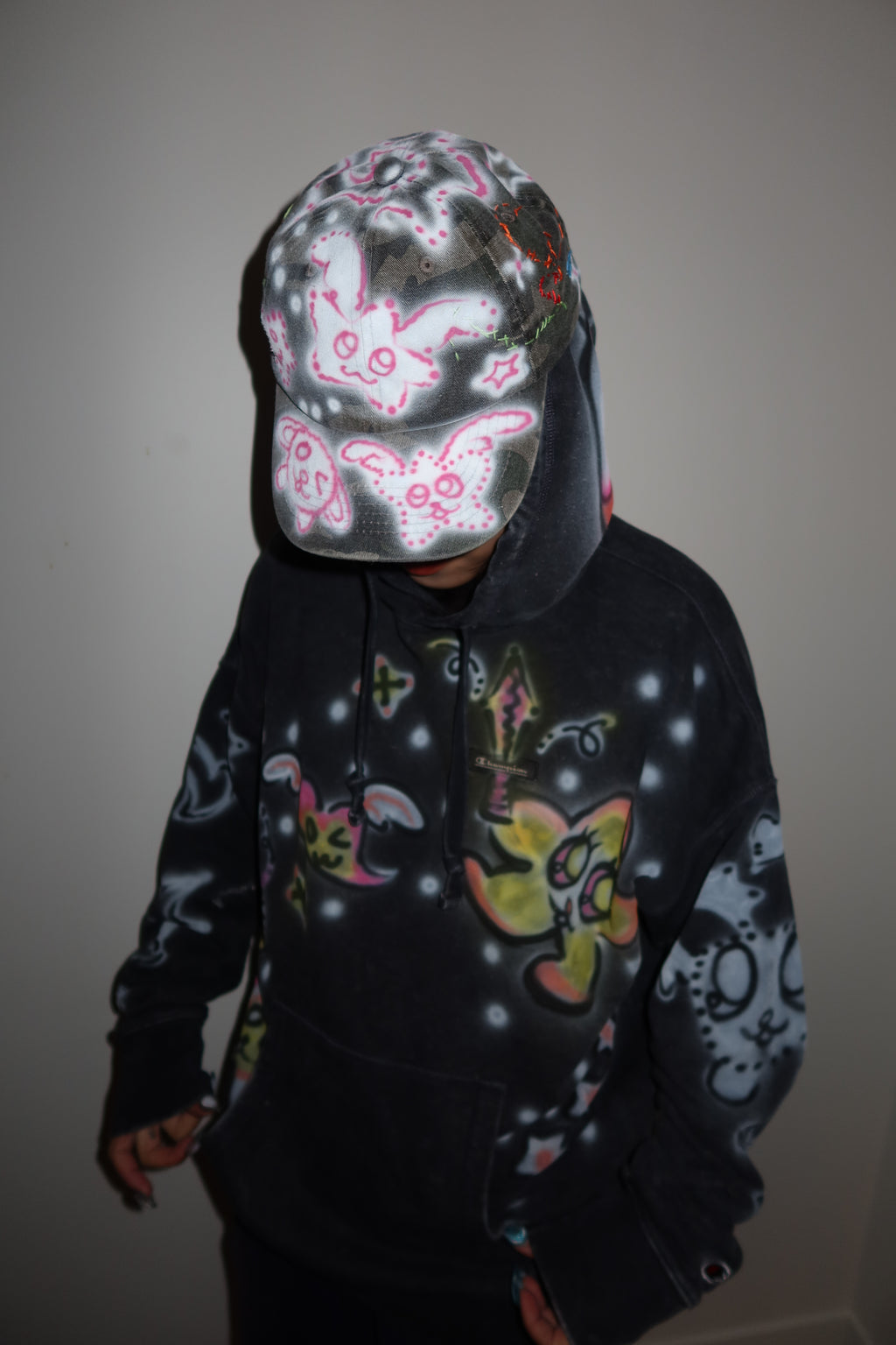 007 Airbrush Camo Cap