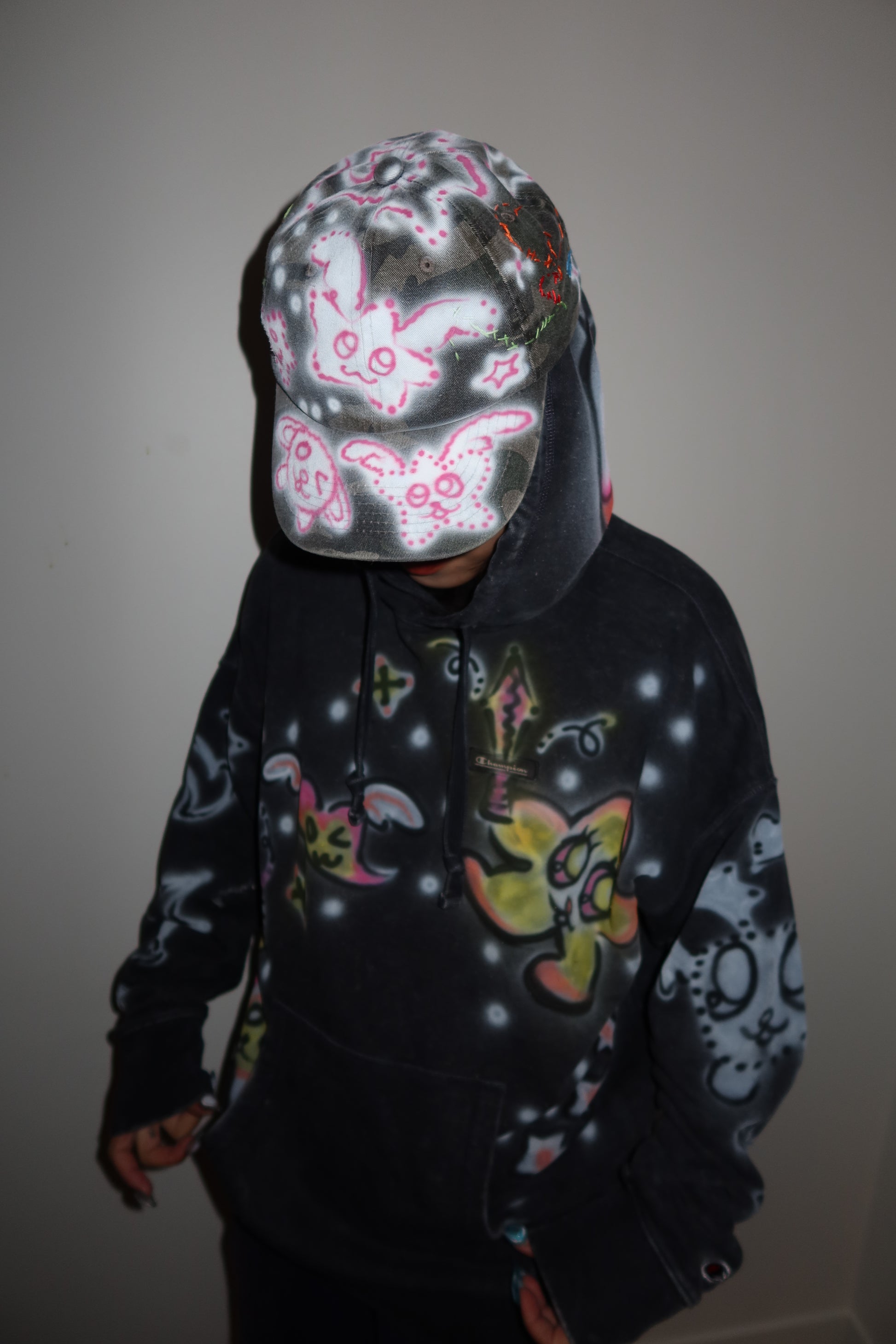 007 Airbrush Camo Cap