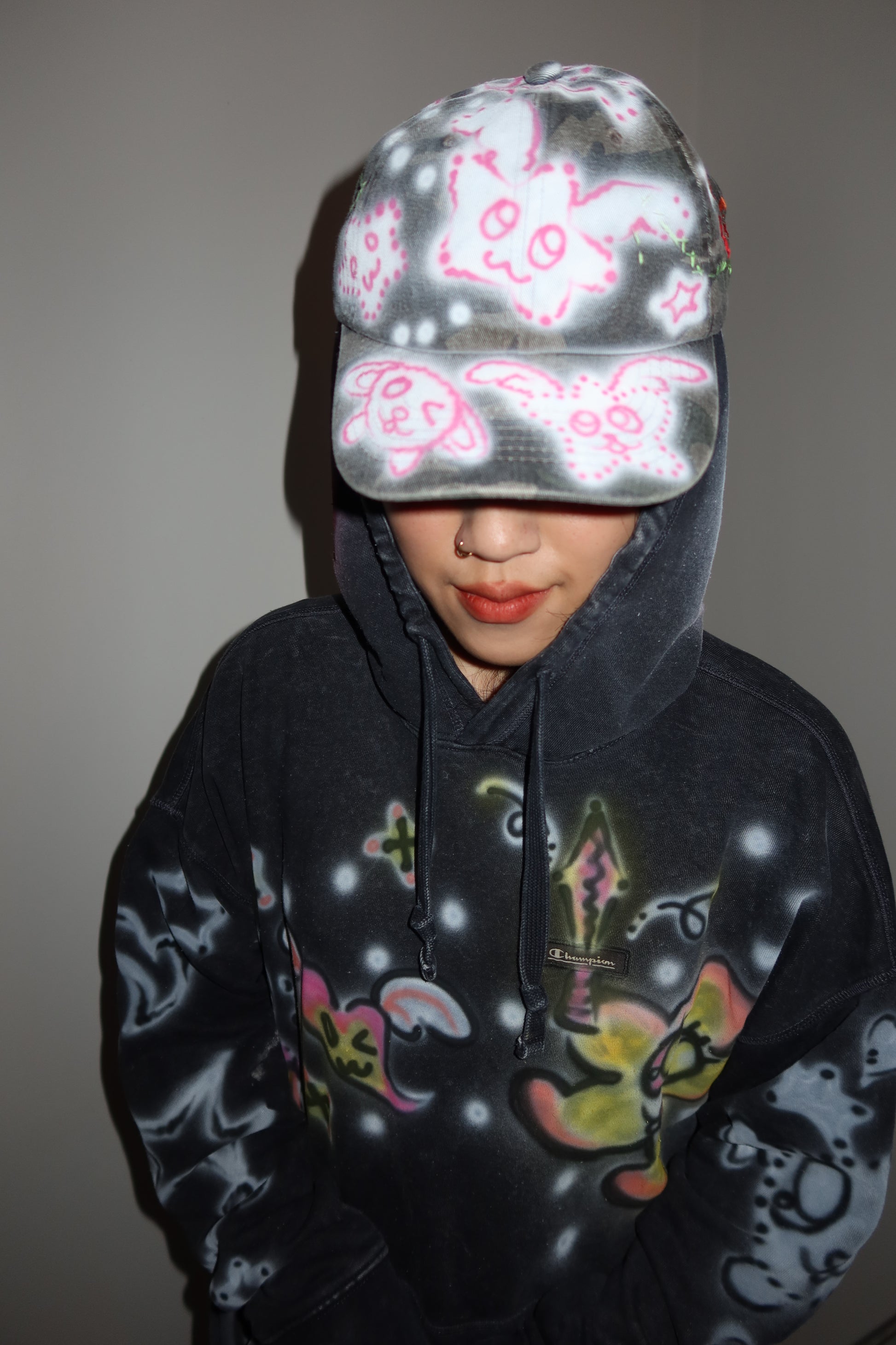 007 Airbrush Camo Cap