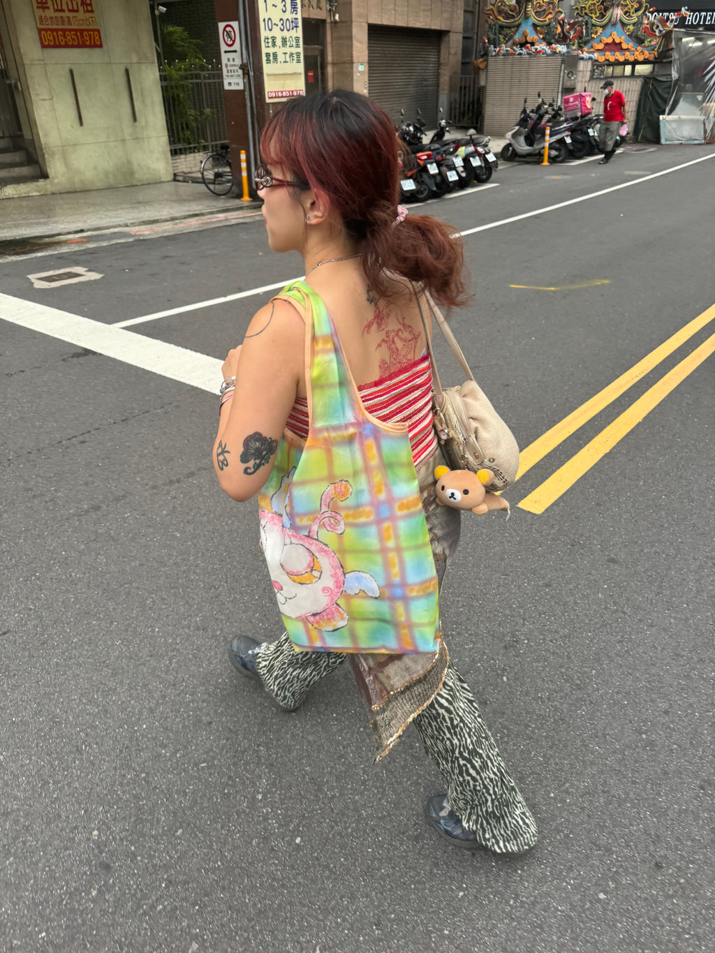 Reusable Shopping Bag - Plaid