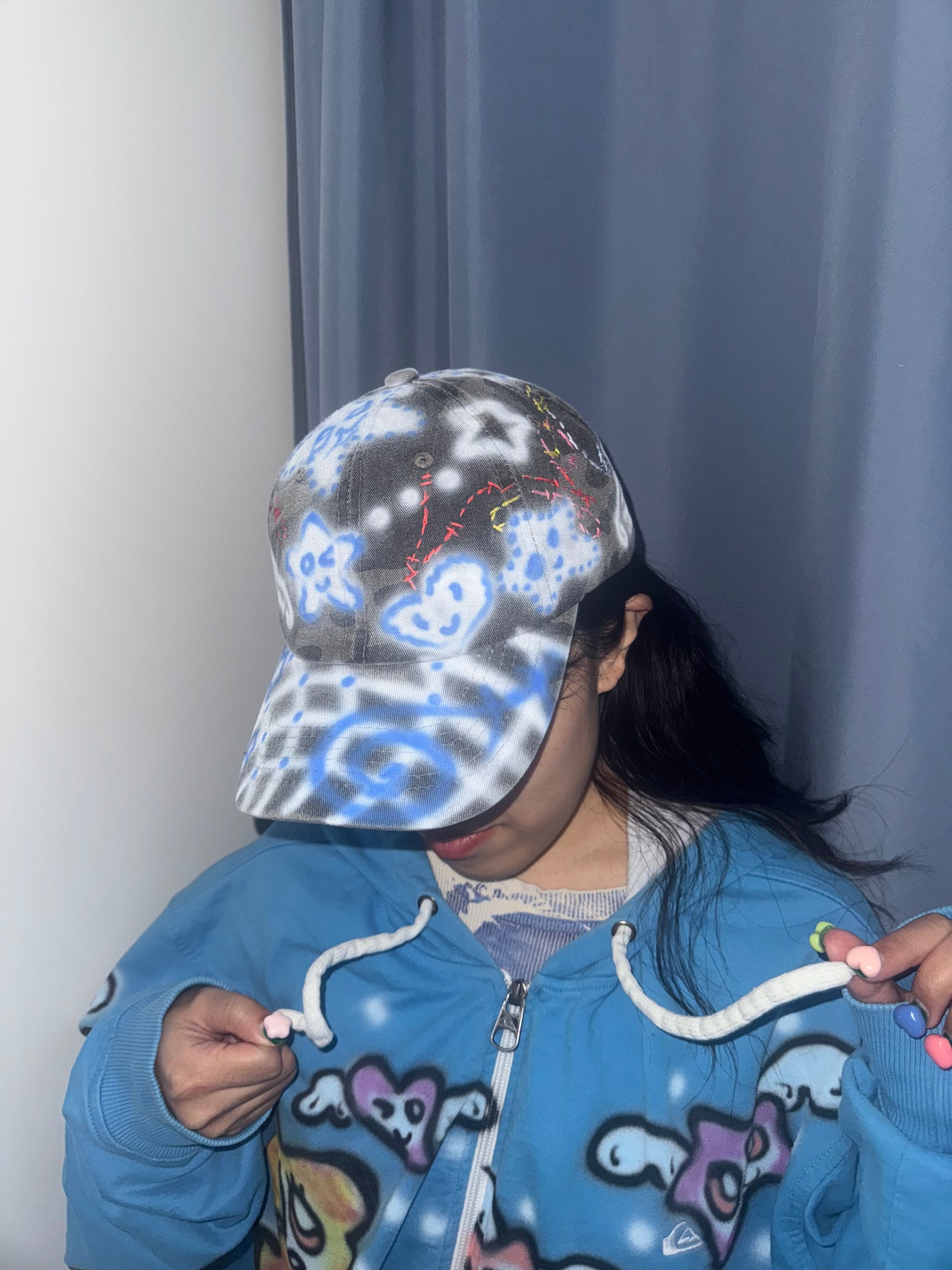 003 Airbrush Camo Cap