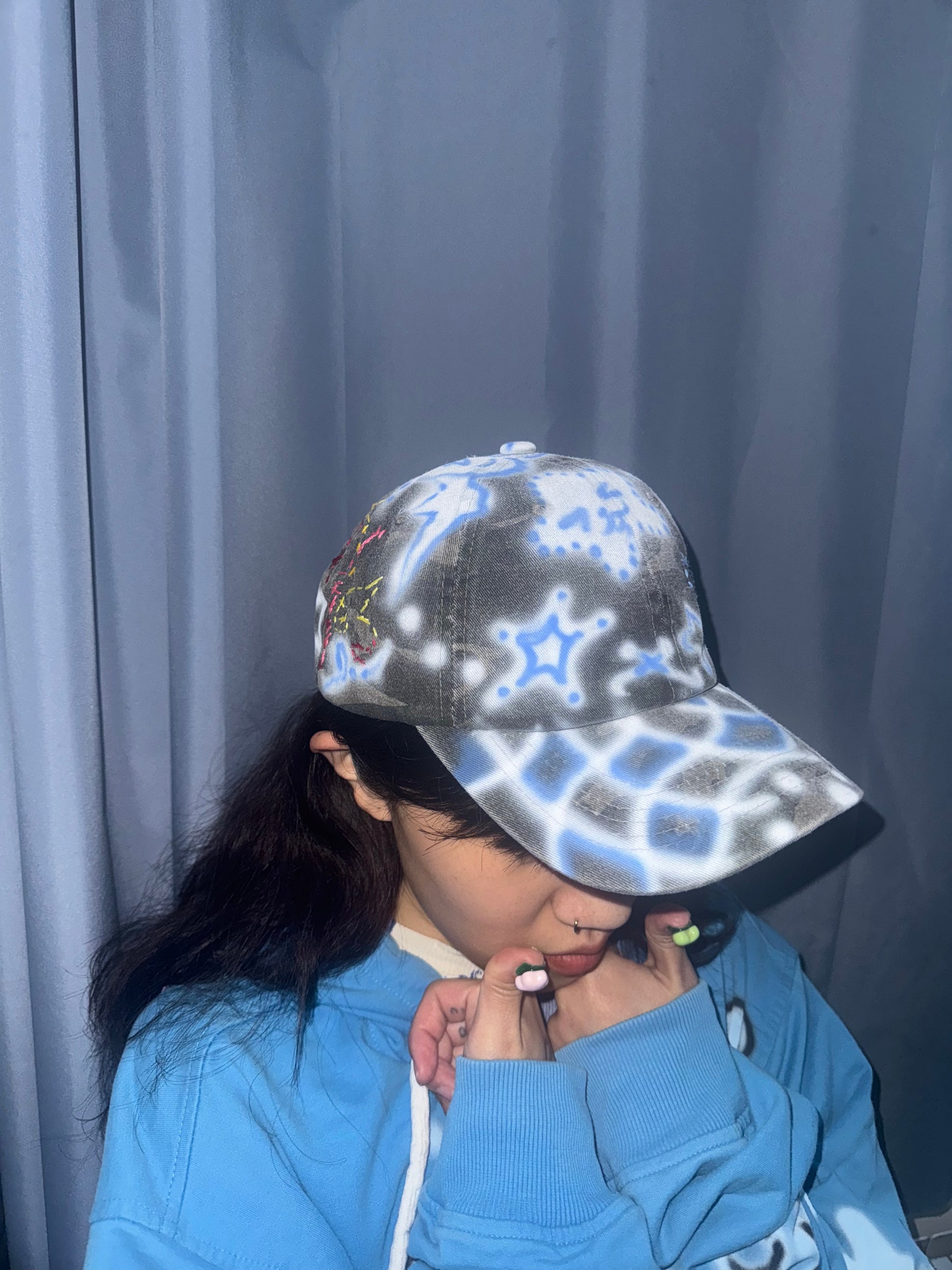 004 Airbrush Camo Cap