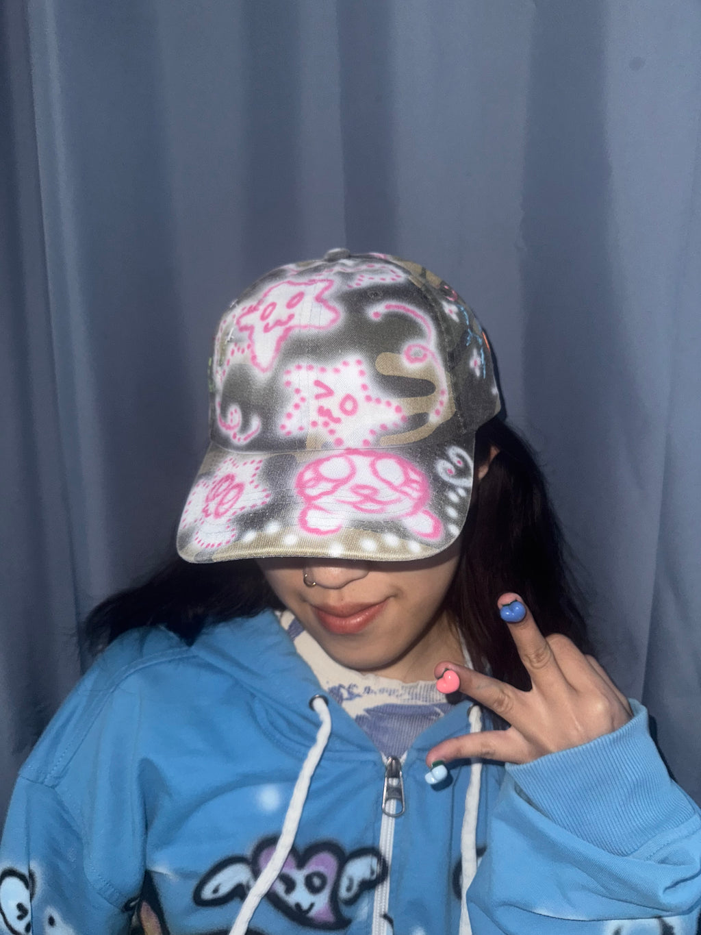 006 Airbrush Camo Cap