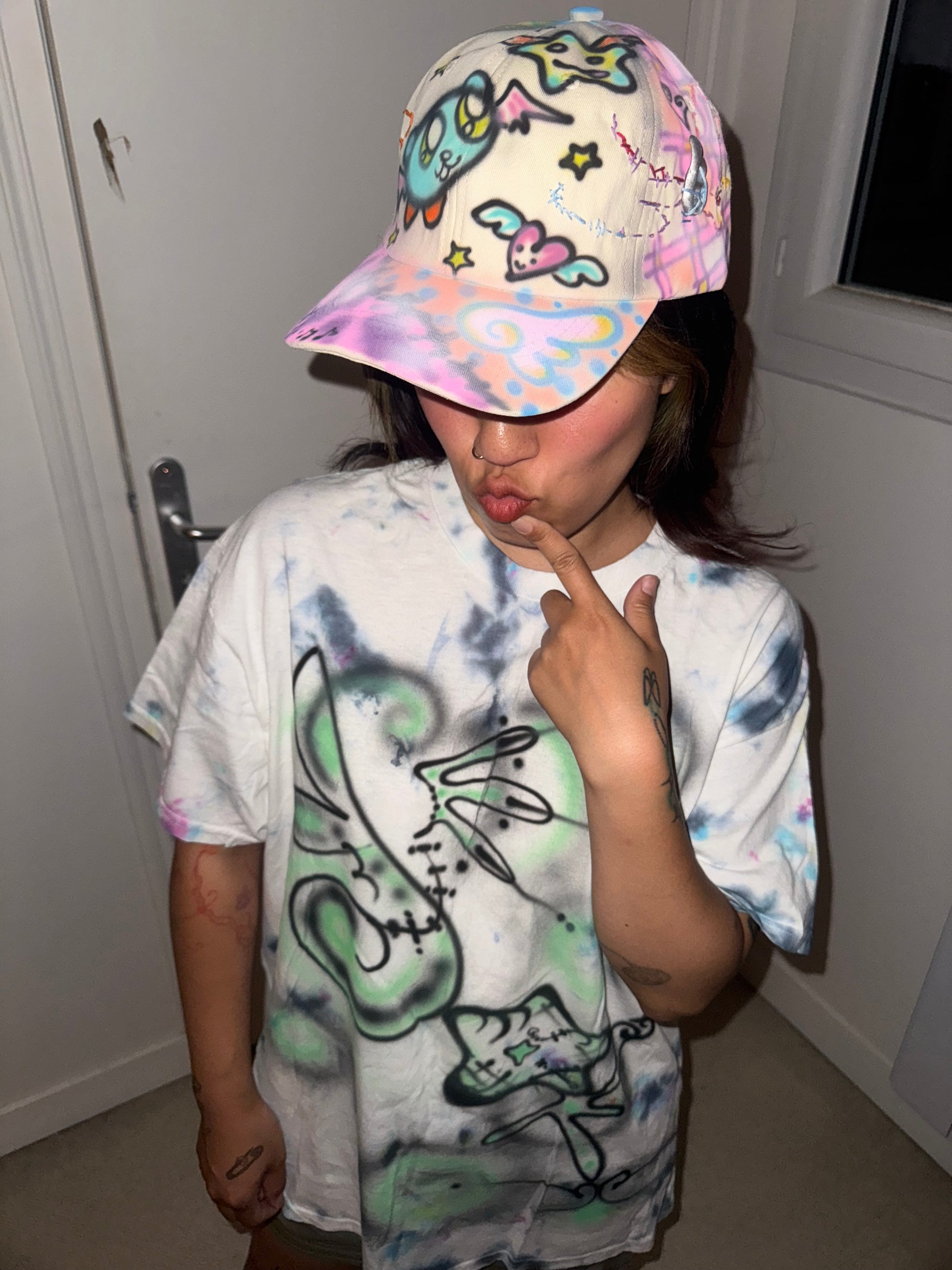 06. Airbrush Kawaii Cap