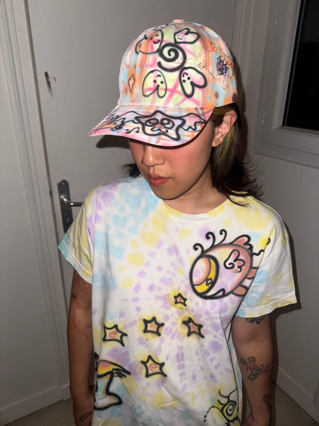 10. Airbrush Kawaii Cap