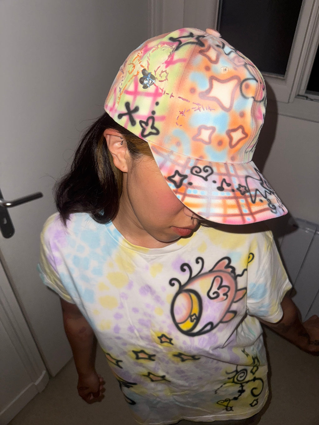 10. Airbrush Kawaii Cap