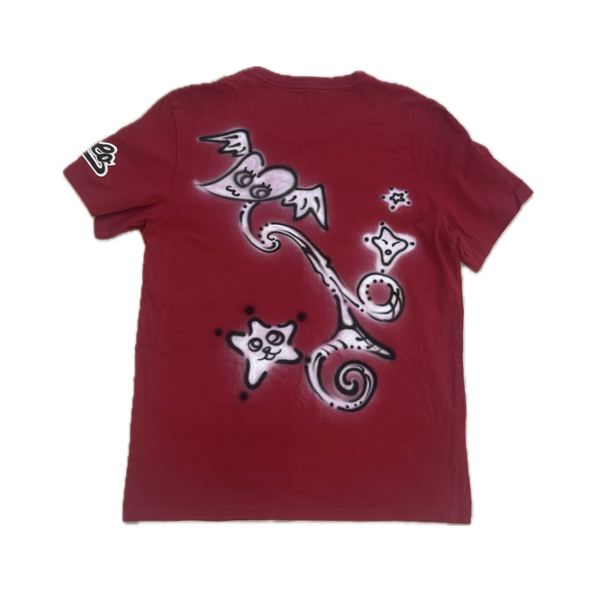 07. Airbrush Red Tee