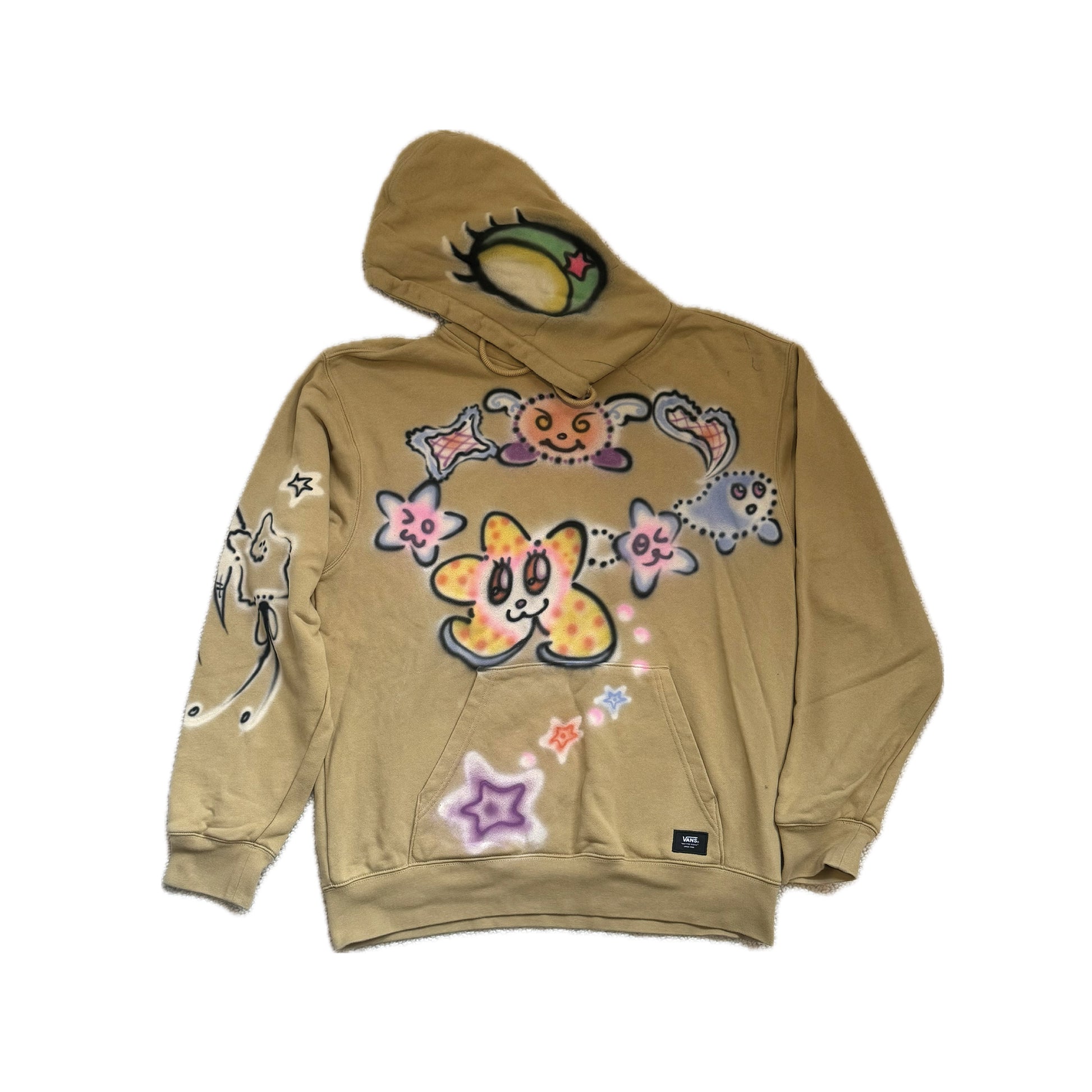 008 Airbrush Khaki Hoodie